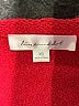 Line & Dot 100% Polyester Red Cardigan Size XS - photo 7