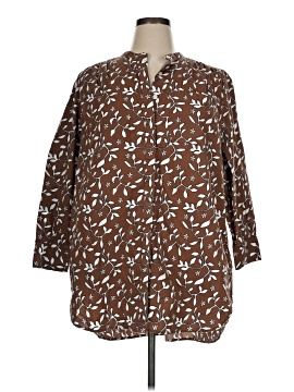 Lands' End 3/4 Sleeve Button Down Shirt