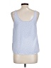 Primark 100% Polyester Blue Sleeveless Top Size 10 - photo 2