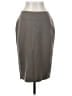 Larry Levine Solid Gray Tan Formal Skirt Size 4 - photo 1