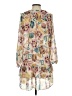 Ann Taylor LOFT 100% Polyester Paisley Ivory Casual Dress Size XS - photo 2