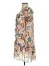 Ann Taylor LOFT 100% Polyester Paisley Ivory Casual Dress Size XS - photo 5