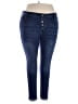 Unbranded Solid Blue Jeggings Size 3X - photo 1