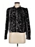 Rebecca Taylor Animal Print Black Jacket Size M - photo 1