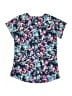 C9 By Champion 100% Polyester Floral Teal Short Sleeve Henley Size 10 - photo 2