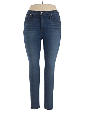 Madewell 10" High-Rise Skinny Jeans in Alabara Wash (view 1)