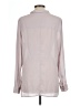 Trouve Solid Pink Long Sleeve Blouse Size L - photo 2