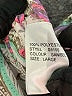 Elan 100% Polyester Gray 3/4 Sleeve Blouse Size L - photo 5