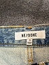 RE/DONE 100% Cotton Hearts Blue Jeans Size 28 waist - photo 7