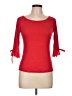 Sandro Ferrone Red 3/4 Sleeve Top Size Med - Lg - photo 1