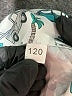 Unbranded Print White Teal Short Sleeve Button-Down Shirt Size 120 cm / US 6X - photo 3