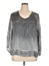 Bella Amore Gray 3/4 Sleeve Blouse Size XL - photo 1