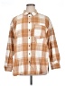 Universal Thread 100% Cotton Plaid Tan Long Sleeve Button-Down Shirt Size XL - photo 1