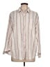 Gap Stripes Ivory Long Sleeve Button-Down Shirt Size L - photo 1