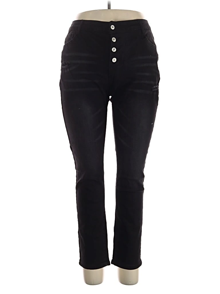 Pre-owned Jeans Jeggings In Black
