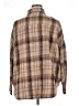 DAZY Plaid Brown Long Sleeve Blouse Size XL - photo 2