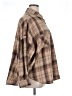 DAZY Plaid Brown Long Sleeve Blouse Size XL - photo 4
