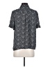 PREMISE Polka Dots Black Short Sleeve Blouse Size M - photo 2