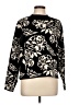 Cyrus Floral Black Pullover Sweater Size L - photo 1