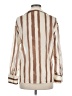 MNG Stripes Ivory Long Sleeve Blouse Size 6 - photo 2
