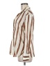 MNG Stripes Ivory Long Sleeve Blouse Size 6 - photo 5