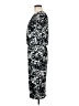 Long Tall Sally 100% Polyester Print Black Casual Dress Size 6 - photo 5