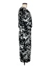 Long Tall Sally 100% Polyester Print Black Casual Dress Size 6 - photo 4