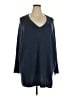 Any Body Blue 3/4 Sleeve Top Size 4X - photo 1