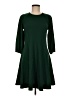 Weekend Max Mara Solid Green Casual Dress Size M (estimated) - photo 1