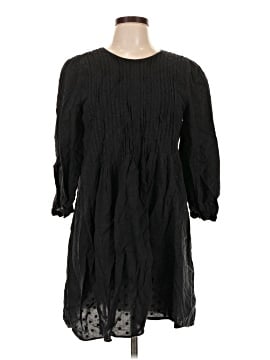 Madewell Embroidered Pintuck Mini Dress (view 1)