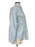 FRAME 100% Silk Stripes Blue Long Sleeve Silk Top Size XS - photo 4