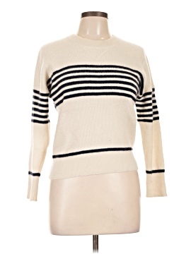 Madewell Cashmere Sweatshirt in Nautical Stripe (view 1)