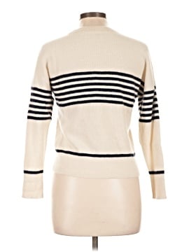 Madewell Cashmere Sweatshirt in Nautical Stripe (view 2)