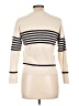Madewell 100% Cashmere Stripes Ivory Cashmere Pullover Sweater Size L - photo 2