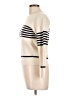 Madewell 100% Cashmere Stripes Ivory Cashmere Pullover Sweater Size L - photo 5