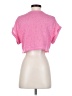 Shein 100% Polyester Pink Short Sleeve T-Shirt Size S - photo 2