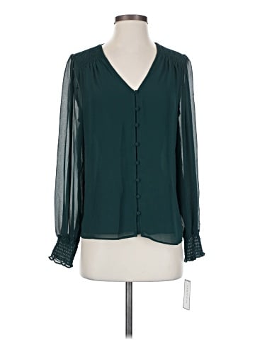 Sam and Jess Long Sleeve Blouse (view 1)