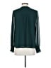 Sam and Jess 100% Polyester Teal Long Sleeve Blouse Size M (petite) - photo 2