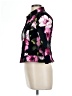 Studio by Liz Claiborne 100% Cotton Floral Black Jacket Size 10 Petite - photo 5