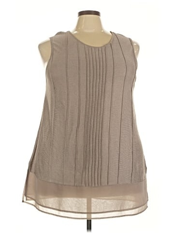 Nic + Zoe Sleeveless Silk Top (view 1)