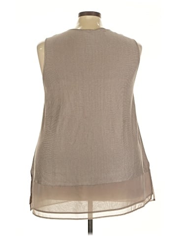 Nic + Zoe Sleeveless Silk Top (view 2)