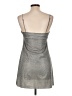 Pins and Needles Metallic Silver Cocktail Dress Size L - photo 2
