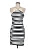 Topshop Stripes Black Cocktail Dress Size 6 - photo 1