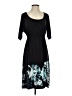 Soma Print Black Casual Dress Size S - photo 1