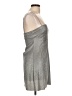 Pins and Needles Metallic Silver Cocktail Dress Size L - photo 4