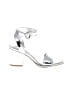 Assorted Brands Metallic Silver Sandals Size 7 - photo 1