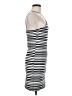Topshop Stripes Black Cocktail Dress Size 6 - photo 4