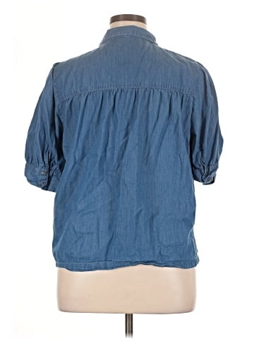 Monoprix femme 3/4 Sleeve Button-Down Shirt (view 2)