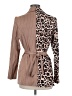 Shein Animal Print Brown Blazer Size 6 - photo 2