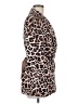 Shein Animal Print Brown Blazer Size 6 - photo 4